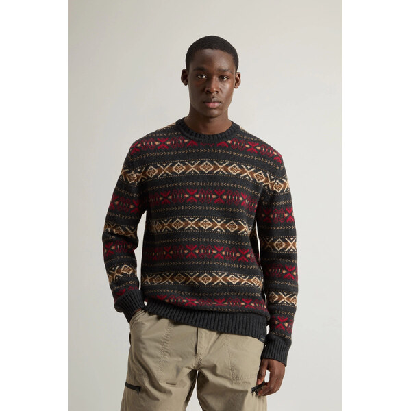 SVETER WOOLRICH MERINOS FAIRISLE CREWNECK 67047665