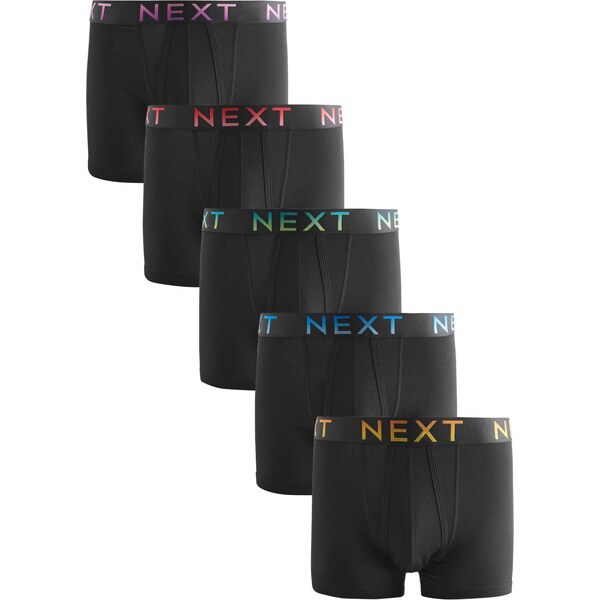 Next Boxerky azúrová / oranžová / červená / čierna 66718249