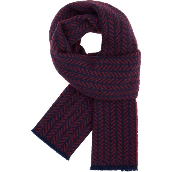 Boggi Milano Šál námornícka modrá / burgundská 66718420