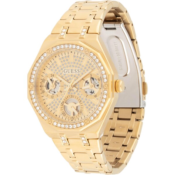 GUESS Analógové hodinky QUINN zlatá 66718447