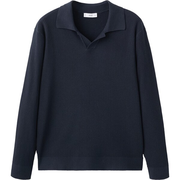 MANGO MAN Sveter Antiguas námornícka modrá 66718443