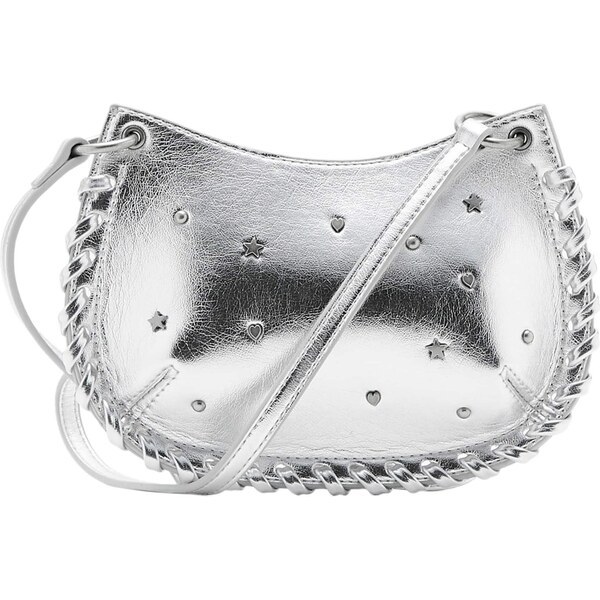 MANGO KIDS Kabelky strieborná 66718510