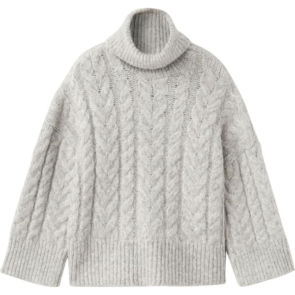 MANGO KIDS Sveter Aspenl sivá 66718523