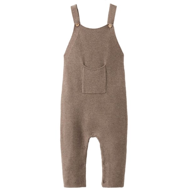 MANGO KIDS Nohavice na traky YORK1 čokoládová 66718537