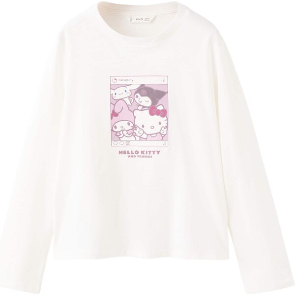 MANGO KIDS Tričko HKSELFIE orgovánová / svetlofialová / ružová / 66718548