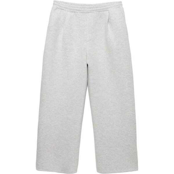 Pull&Bear Plisované nohavice sivá 66718612