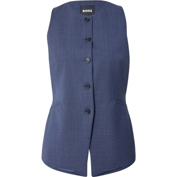 BOSS Vesta k obleku Juleran modrá melírovaná 66718697