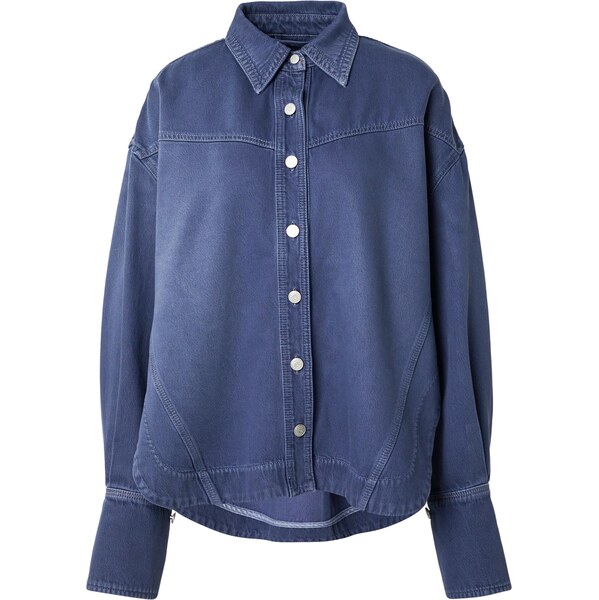 BOSS Blúzka modrá denim 66718746