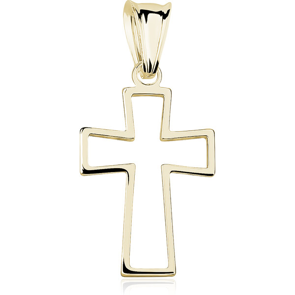 Olivie Strieborný prívesok KRÍŽOK GOLD 9966 66854746