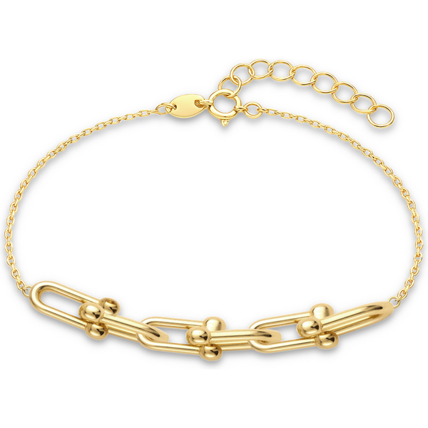 OLIVIE MINET Elegantný zlatý náramok gulička Au 585/1000 66795600