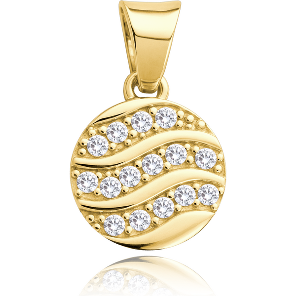 OLIVIE MINET Elegantný prívesok z žltého zlata Au 585/1000 66795628