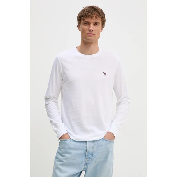 Bavlnené tričko s dlhým rukávom PS Paul Smith 64419184