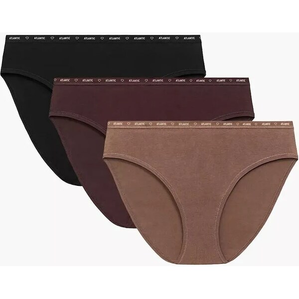 3PACK Nohavičky Atlantic 3CLP-010B 66724991