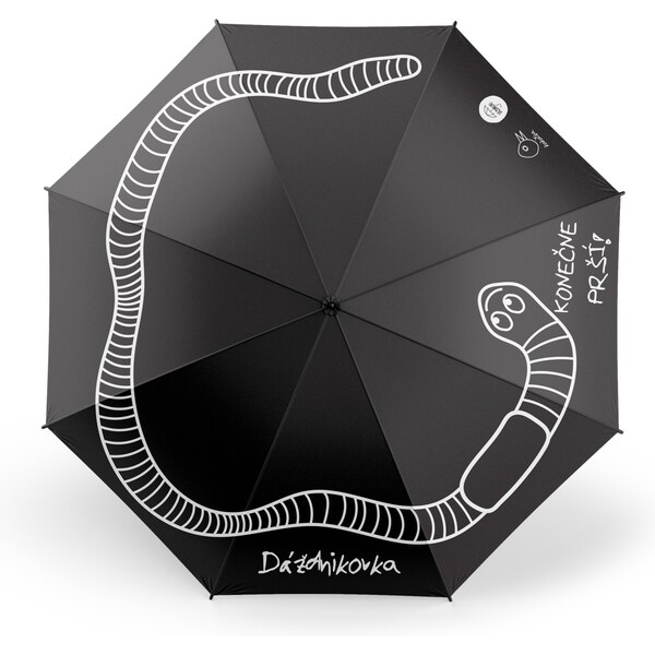 Dlhý dáždnik Dáždnikovka Black 63984416