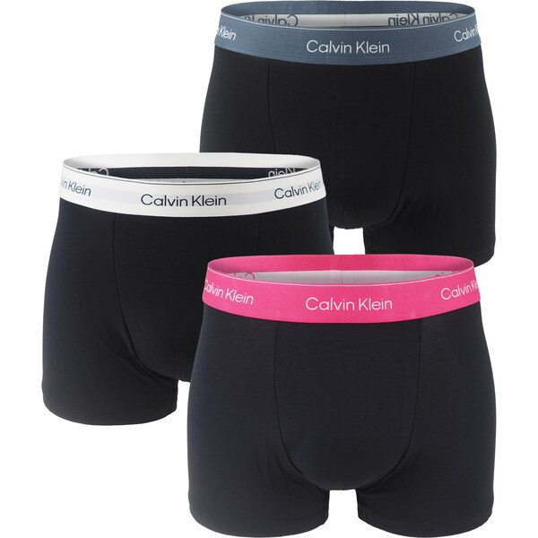 Calvin Klein - boxerky 3PACK Icon cotton stretch relaxed black / 66725626