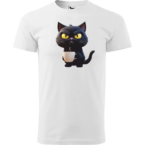 Sablio Tričko s potlačou Naštvaná mačka 65109471