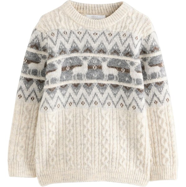 Next Sveter béžová / sivá 66731561