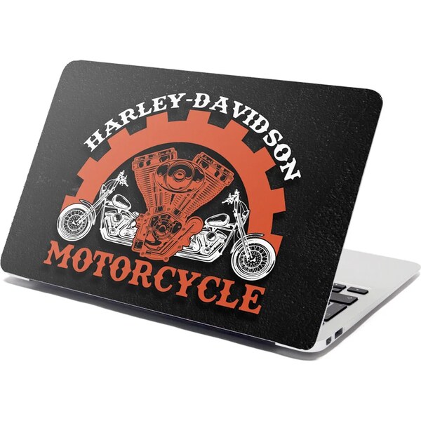 Sablio Samolepka na notebook Harley-Davidson motor Čierne pozadie 65112573