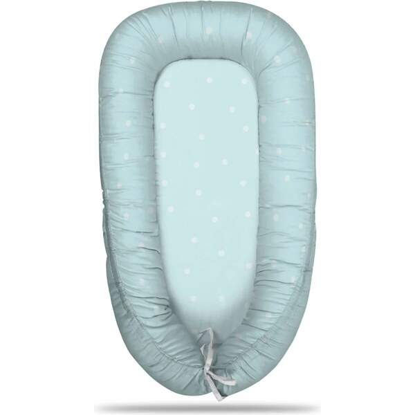 Sablio Hniezdočko pre bábätko Bodky na bledo modrej 65114035