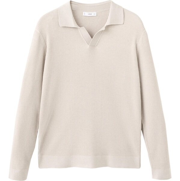 MANGO MAN Sveter Antiguas béžová 66731781