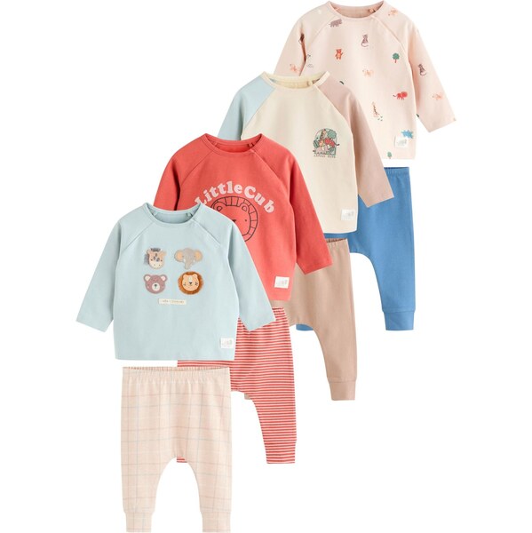 Next Set béžová / farba ťavej srsti / modrá / červená 66731869