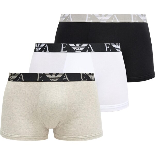 Emporio Armani Boxerky béžová melírovaná / čierna / biela 66732048