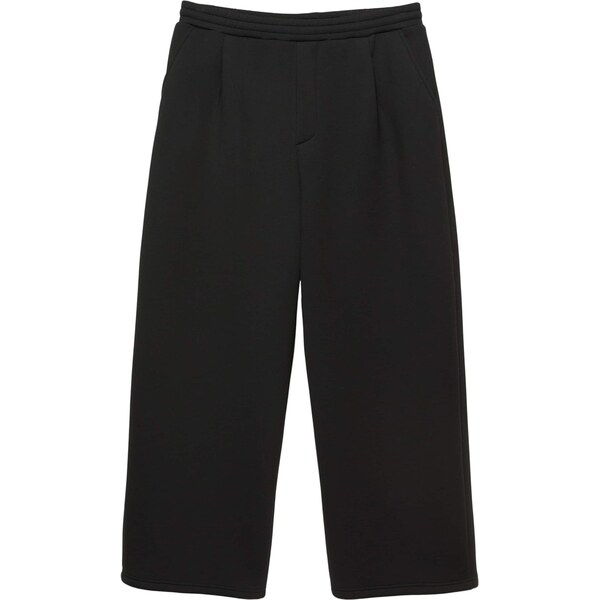 Pull&Bear Plisované nohavice čierna 66732103