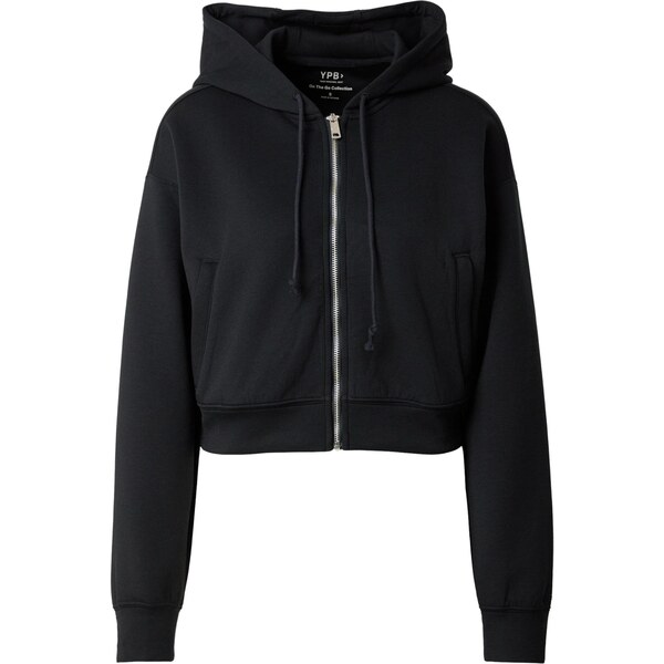 Abercrombie & Fitch Tepláková bunda čierna 66733114