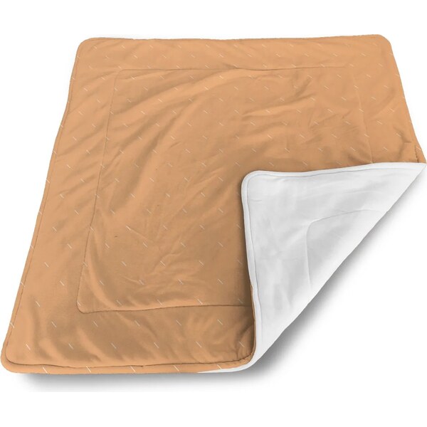 Sablio Deka pre bábätko Biele čiarky na oranžovej 60375118