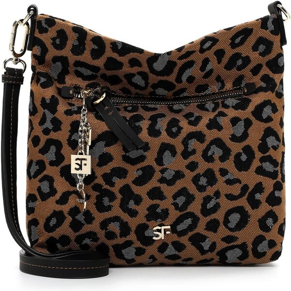 Suri Frey Taška cez rameno Tammy koňaková / sivá / čierna 66738423