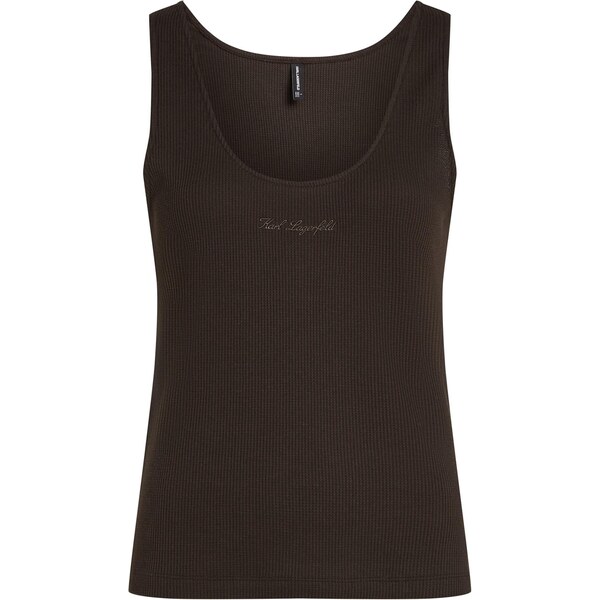 Karl Lagerfeld Top tmavohnedá 66738558