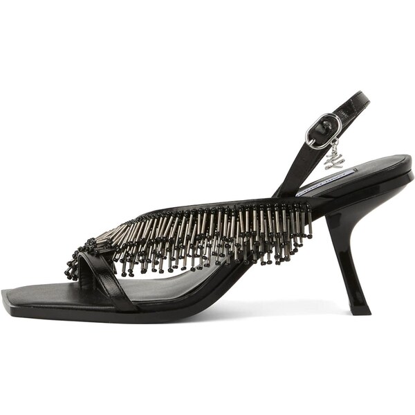 Karl Lagerfeld Remienkové sandále Karmel Fringe čierna 66738568