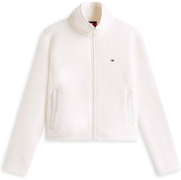 Tommy Jeans Tepláková bunda námornícka modrá / červená / biela 66738602