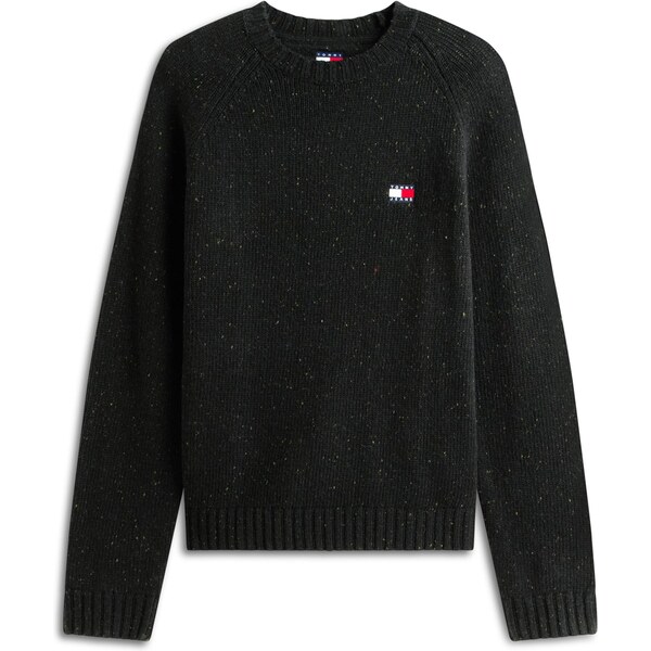 Tommy Jeans Sveter námornícka modrá / jasne červená / čierna / biela 66738604