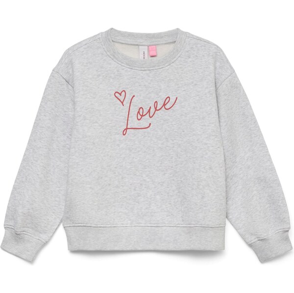 Vero Moda Girl Mikina VMTINA sivá melírovaná / ružová 66738700
