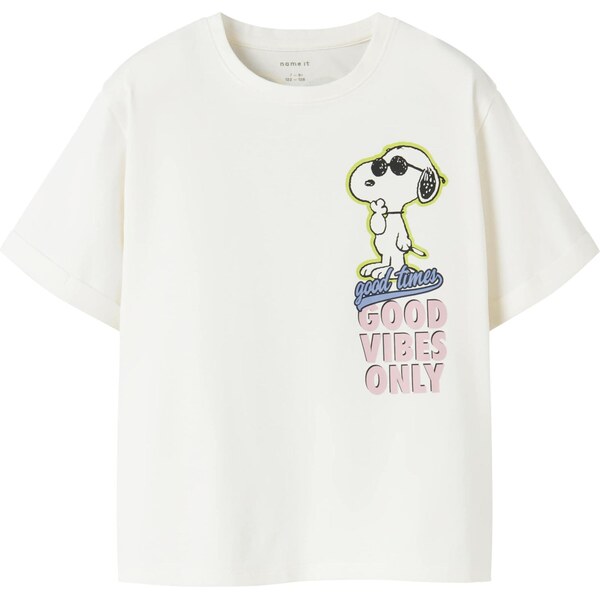 NAME IT Tričko NKFDylana Snoopy opálová / staroružová / čierna / biela 66738710