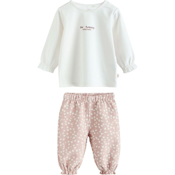 Next Set staroružová / biela 66738778