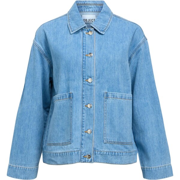 OBJECT Prechodná bunda OBJROSIE modrá denim 66738809