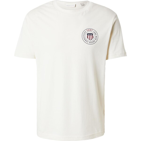 GANT Tričko svetlobéžová / námornícka modrá / červená 66738891