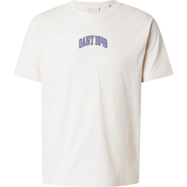 GANT Tričko krémová / námornícka modrá 66738872