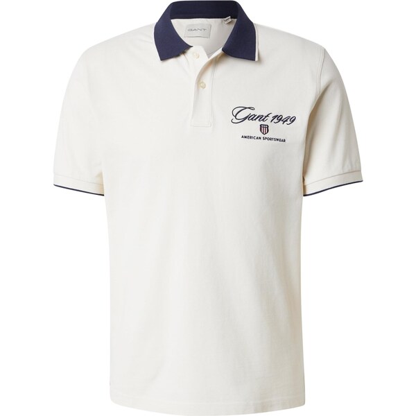 GANT Tričko krémová / tmavomodrá / červená 66738894