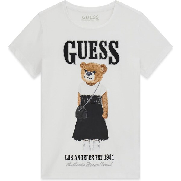 GUESS Tričko hnedá / čierna / biela 66738905