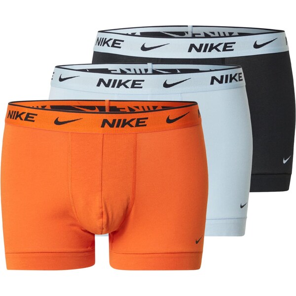 NIKE Underwear Boxerky pastelovo modrá / oranžová / čierna 66738875