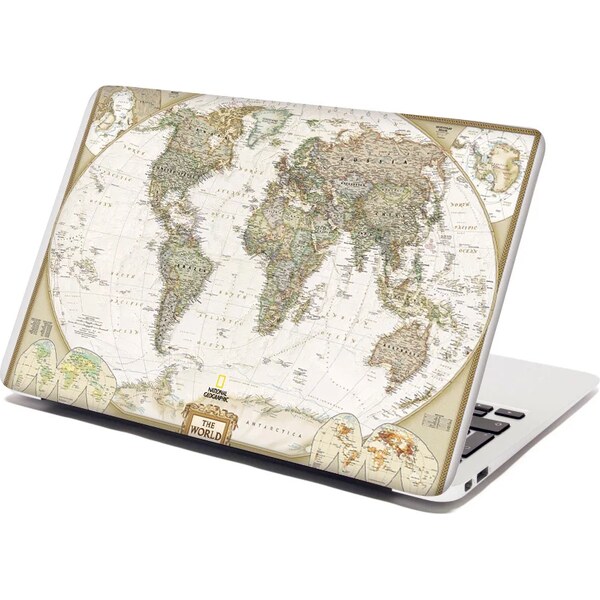 Sablio Samolepka na notebook Mapa sveta 65101975