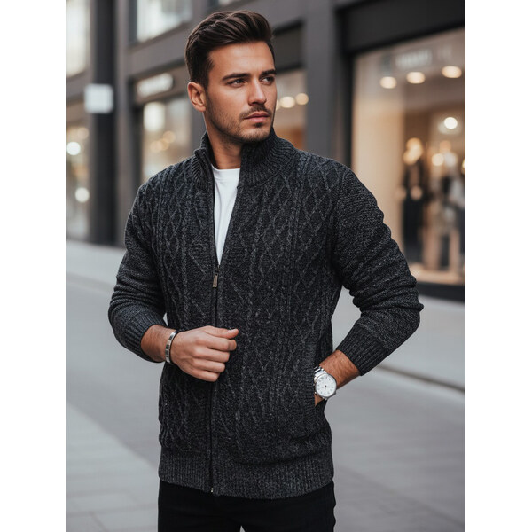 Pánsky sveter na zapínanie Dstreet WX2252z 66805175