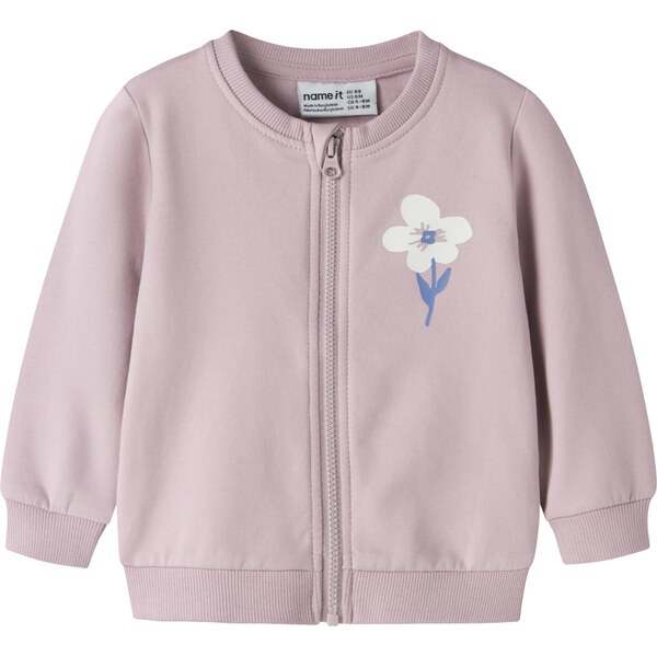 NAME IT Tepláková bunda NBFVRILLIE kráľovská modrá / eozín / biela 66789688