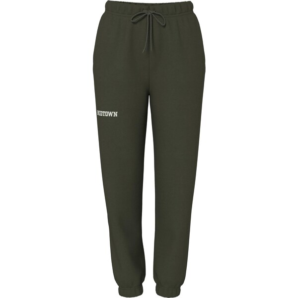 PIECES Nohavice PCRISSO jedľová / biela 66789701