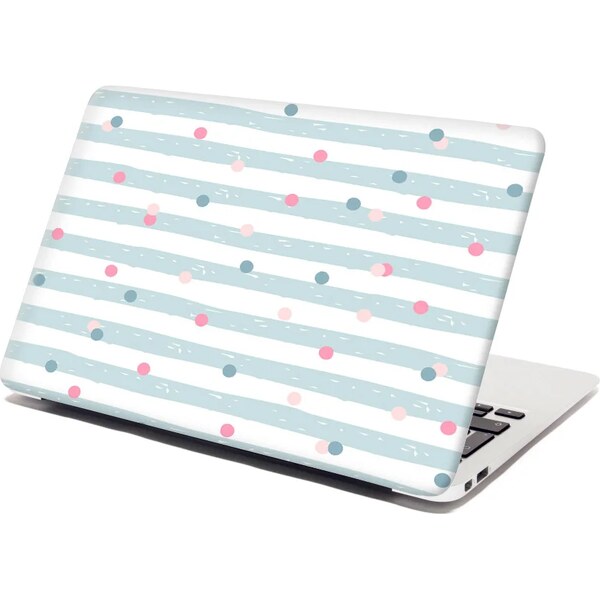 Sablio Samolepka na notebook Bodky a pruhy 65099933