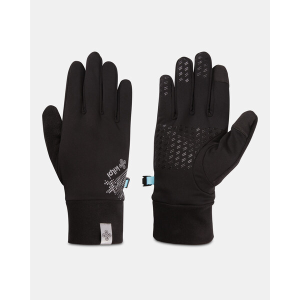 Unisex bežecké rukavice Kilpi CASPI-U čierna 66798398