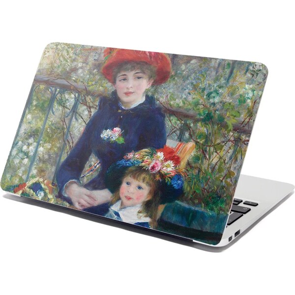 Sablio Samolepka na notebook Dve sestry (Na terase) - Pierre-Auguste 65112509